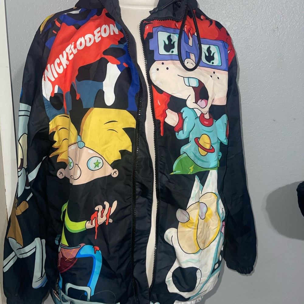 Members Only x Nickelodeon Black Mesh Jacket